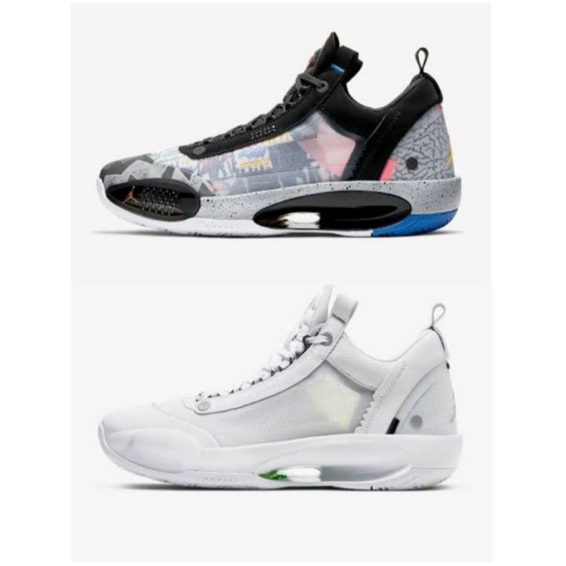 [ส่วนลด10% โค้ดSPFEB500] Air Jordan 34 Low “Print” รองเท้าบาส ลิขสิทธิ์แท้ เจ้าเก่า กล่องป้ายครบ