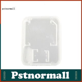 Pstnormall กล่องเคสพลาสติกใส สําหรับใส่เมมโมรี่การ์ด Sd Tf 5 ชิ้น