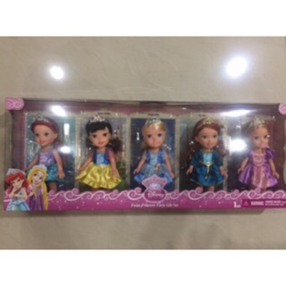 พร้อมส่ง ตุ๊กตารวมเจ้าหญิงดีสนี่ย์ ตัวน้อย ของแท้ ใหม่100%Princess Little party set