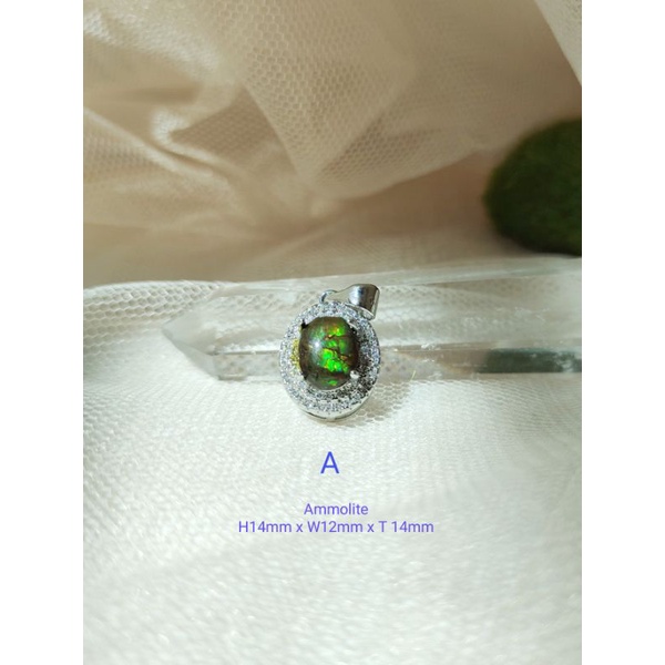 Ammolite จี้หรูหรา 天然彩吊