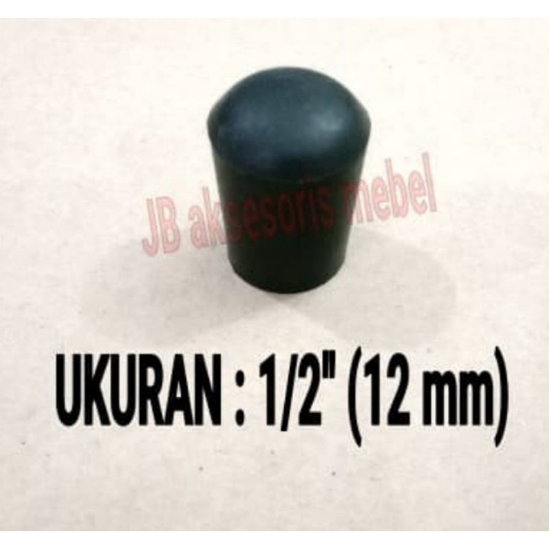 ยางครอบท่อกลม 1/2" - 12 มิล (13 มิล) ยางรองขาโต๊ะเก้าอี้