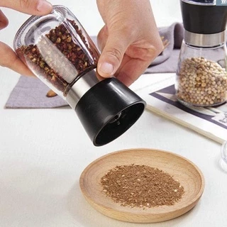 ขวดบดพริกไทย มีฝาปิด ไม่เป็นสนิม เครื่องบดพริกไทย และ เครื่องเทศ Pepper grinder Simple Thailand