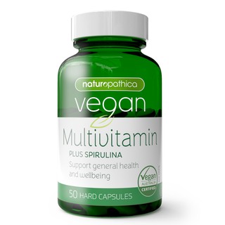 Naturopathica Vegan Multi Vitamin Plus Spirulina 50 Capsules