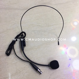 ไมค์ครอบศีรษะ (แบบหัว3รู) : Headset mic mini XLR plug