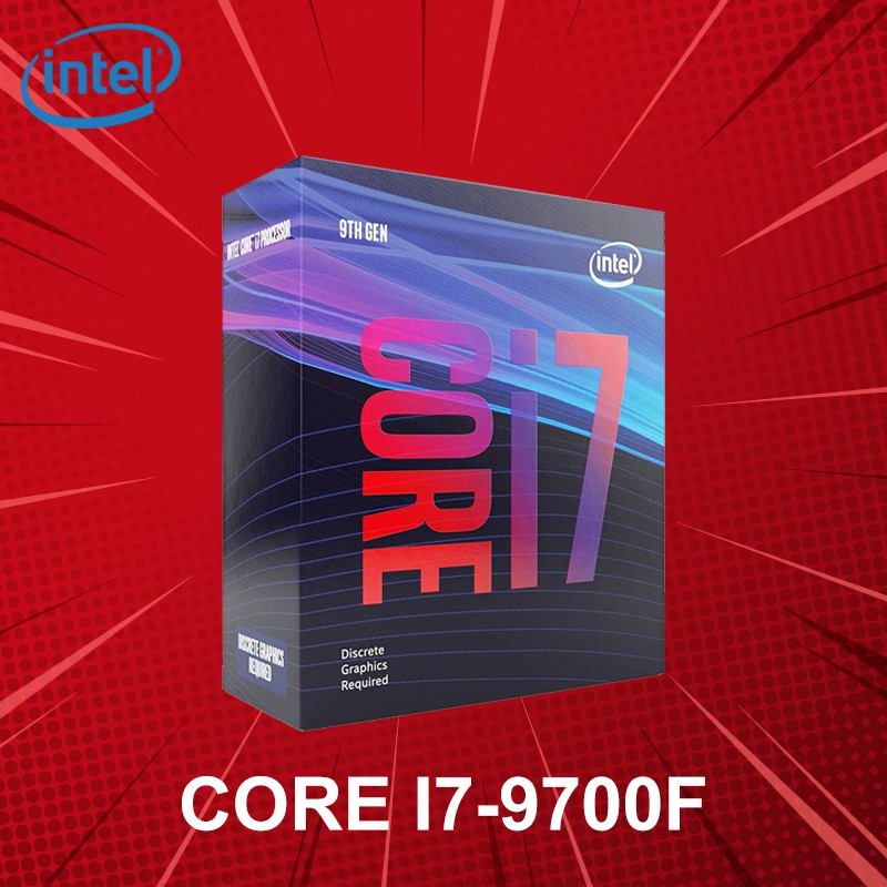 CPU (ซีพียู) INTEL 1151 CORE I7-9700F ประกันศูนย์ 3 ปี