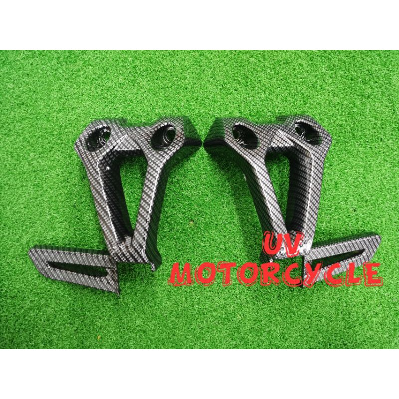RS150 / RSX REAR FOOTREST COVER คาร์บอน RSX150
