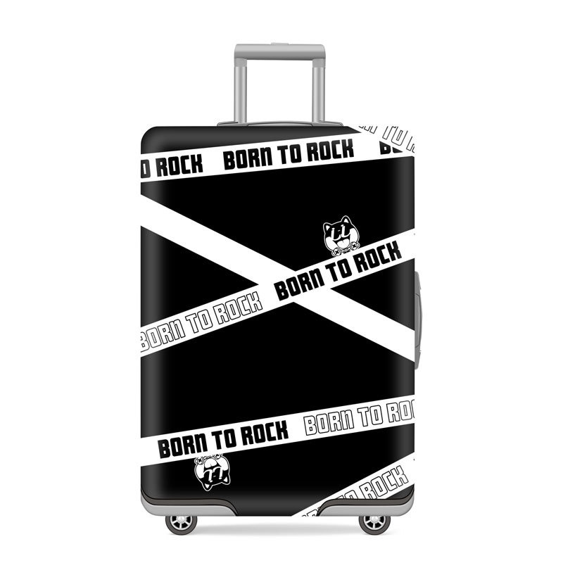 20/22/24/26/28 นิ้ว ผ้าคลุมกระเป๋าเดินทาง กระเป๋าเดินทาง ผ้ายึดได้เยอะ กันฝุ่น กันรอย สวมใส่ได้ ข้น - รูปที่ 5