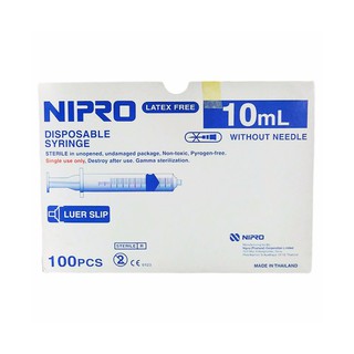 SYRING &lt;NIPPO&gt;10 ML 100s ยกกล่อง