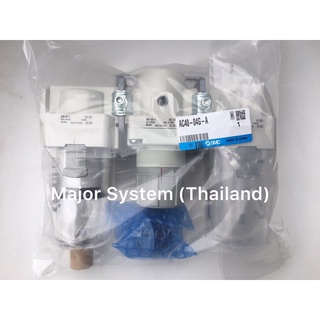 🇯🇵  SMC AC40-04G-A Air Filter+Regulator+Lubricator ชุดกรองลม 1/2”(4 หุน) Service Unit