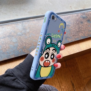 เคสโทรศัพท์ vivo v9 Youth v9 PRo v5 Lite v5s V5Plus V19 neo เคสหลังนิ่มกันกระแทกลายการ์ตูนเครยอนชินจังพร้อมเคสป้องกันเลนส์เต็มตัวกล้องลายซิลิโคนเหลวด้านข้างสำห