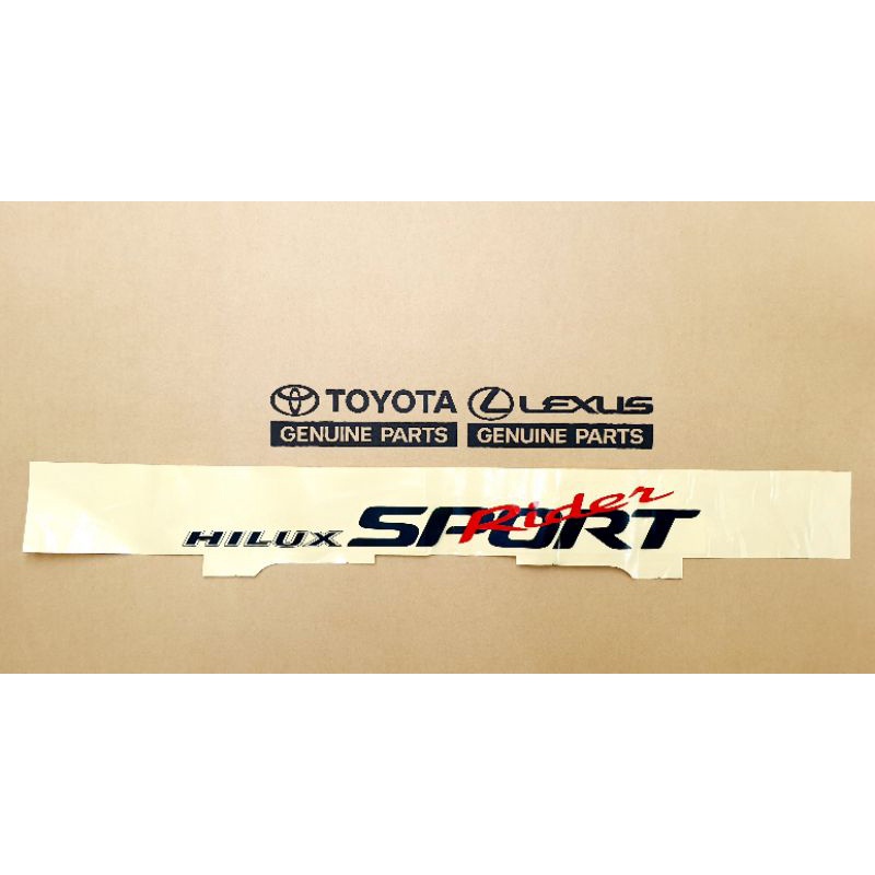 สติกเกอร์ Hilux Sport Rider ของแท้ Toyota  Sport  Rider สีเขียว