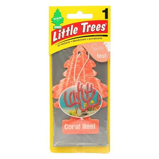 แผ่นหอมปรับอากาศทั่วไป LITTLE TREES กลิ่นคลอโรลรีฟ ให้ความหอมสดชื่นยาวนาน และกลบกลิ่นอันไม่พึงประสงค์