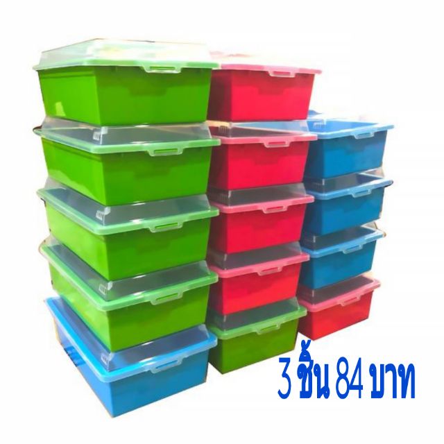 กล่องใส่รองเท้า set 3 ชิ้น 84 บาท