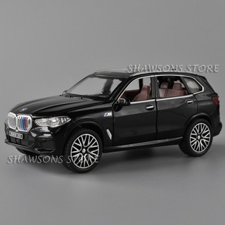 โมเดลรถยนต์ สเกล 1:32 Diecast Metal BMW X5 XDrive40 SUV พร้อมเสียง และไฟ ของเล่นสําหรับเด็ก