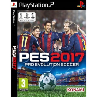 แผ่นเกมส์ PES 2017 PS2 Playstation 2 คุณภาพสูง ราคาถูก