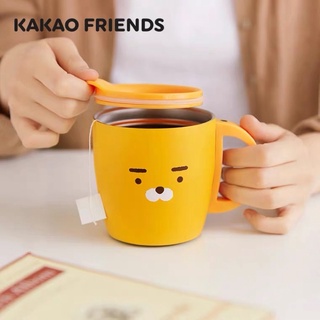 Kakao friend ⭐️ แก้วเก็บความร้อน กาเกาเฟรนด์ kakaofriend ไรอัน เอพีช ถ้วยเก็บความร้อน🧡