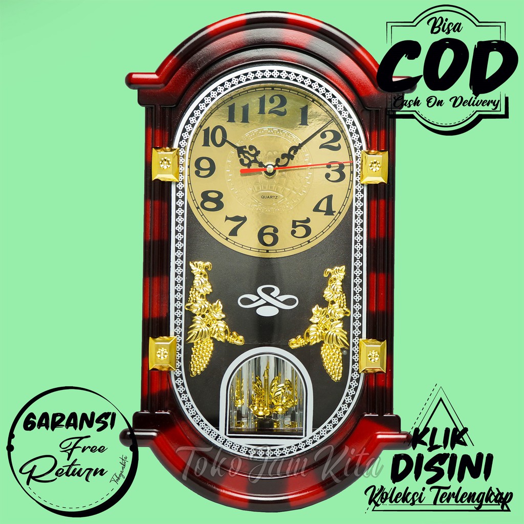 Unique MELODY BELL WALL CLOCK Nikko NK-139 INCLUDE COMPLETE PACKING & กูอารันที ฟรี RETURN