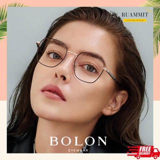 แว่นตา BOLON Roan BJ7190 กรอบแว่นตา แว่นสายตา แว่นกรองแสง แว่นทรงเหลี่ยม จัดส่งฟรี!!