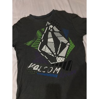 เสื้อยืดผ้าฝ้ายพิมพ์ลายขายดี เสื้อแขนยาวสเก็ตมือสอง VOLCOM LONG SLEEVE Size L มือ2