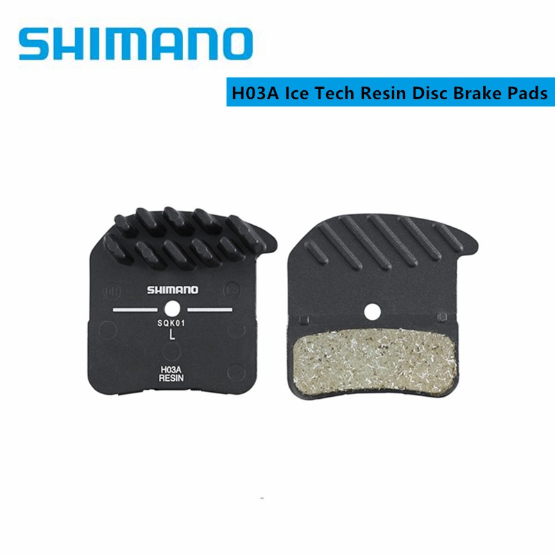 SHIMANO H03C Ice Tech Pads D03S H03A สำหรับเรซิ่น Pads แผ่นดิสก์เบรค Saint Zee BR 4 ลูกสูบ M820 M640