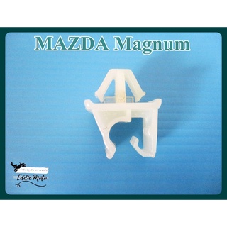 MAZDA MAGNUM LOCKING CLIP STEEL BONNET SUPPORT CLIP (1 PC.) // กิ๊บล็อค กิ๊บรับเหล็กค้ำฝากระโปรง 1 ชิ้น สีขาว