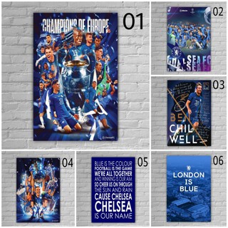 Chelsea โปสเตอร์ติดผนัง UCL Champion Edition 01-06/rimless.