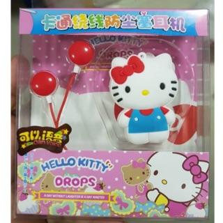 หูฟัง Hello Kitty ม้วนสายเก็บได้