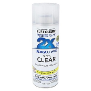 [พร้อมส่ง] HomeDoDee สีสเปรย์ RUST-OLEUM 2X #9117 CLEAR สีสเปรย์ สีกระป๋อง สีพ่น