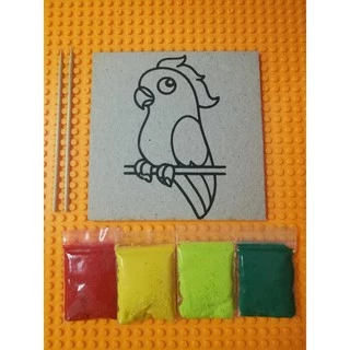 จิ้มแปะ Paper Clay เปเปอร์เคลย์ พร้อมสี ขนาด 12.5*12.5 ซม.