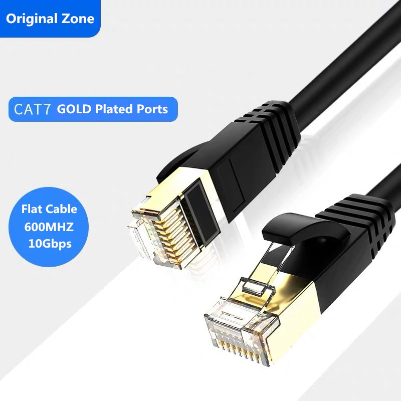 สายแลน สายอินเตอร์เน็ต สายสัญญาณ ความเร็วสูง RJ45 CAT7 F/FTP Internet Lan Cable