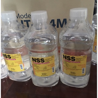 ขวดเข ยวฝากลม Nss Normal Saline 1000 Ml 1ล ตรแท