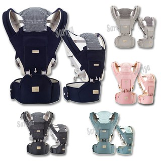 เป้อุ้มเด็ก Baby Hip Seat Carriers 3 in 1 มีที่นั่งคาดเอว สะพายหน้า สะพายหลัง ถอดเป็นเบาะนั่ง มีหมวกกันแดด เด็ก0-36เดือน