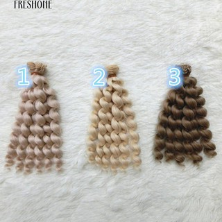 Freshone DIY ตุ๊กตาบาร์บี้ BJD SD Hairdresser วิกผมสังเคราะห์สำหรับตุ๊กตา 20cmx100cm