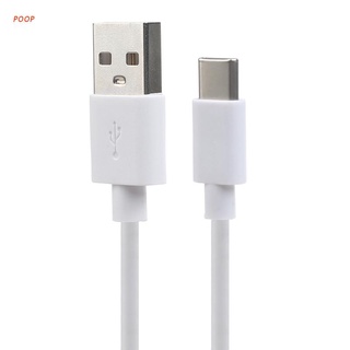 Poop 2A สายชาร์จ USB C Type C ซิงค์ข้อมูล ความเร็วสูง 1 เมตร สําหรับ iPad Pro iPhone HuaWei 2021