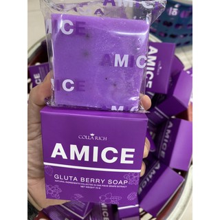 สบู่เอมิส Amice Gluta Soapสบู่สครับผิวเผือก(1ก้อน)