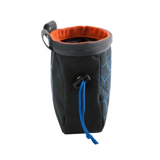 Decathlon SIMOND ถุงชอล์กพร้อมตัวกั้นชอล์กขนาด L (สีดำ/น้ำเงิน)