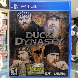 (ภาษาอังกฤษ) มือ1 Duck Dynasty แผ่นเกมPS4 แผ่นPS4 (เล่น2คนได้ เกมยิงเป็ด เกมล่าสัตว์)