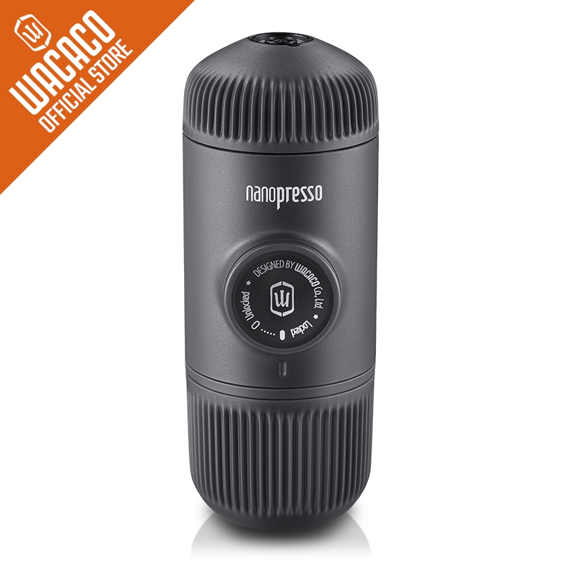 Wacaco Nanopresso เครื่องชงกาแฟ เอสเปรสโซ่ แบบพกพา อัพเกรด Minipresso เครื่องชงกาแฟแรงดัน 18 บาร์ อุปกรณ์การเดินทาง ใช้งานด้วยตนเอง เข้ากันได้กับกาแฟบด