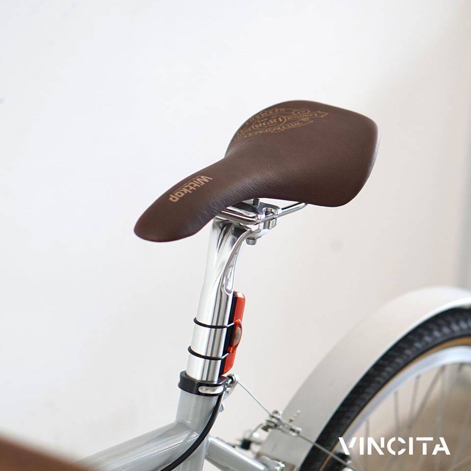 *คอยน์คืน* WITTKOP VELODROME - SPORT LEATHER SADDLE อานหุ้มหนังแท้ทรงสปอร์ตคลาสสิก น้ำหนักเบา - รูปที่ 2