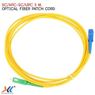 SC/APC - SC/UPC Patch Cord 3m.