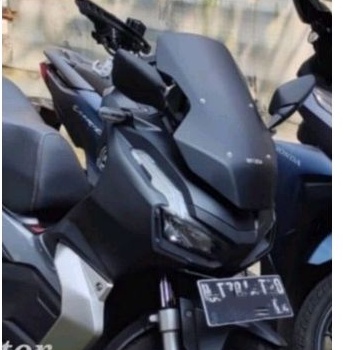 HONDA ADV 160 ADV 150 WINDSHIELD VISOR ORIGINAL MODEL BLACK DOFF SOLID BLACK Smoke / Ryben