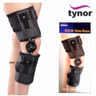 Tynor R.O.M Knee Brace พยุงกระดูกหัวเข่า สีดำ D-10