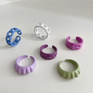 Hadesories Bubble Gum Rings แหวนหลากสีสัน