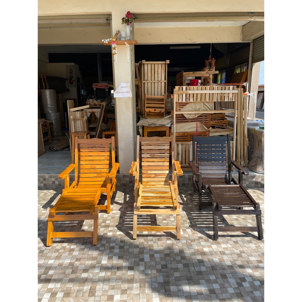 ระนาด ขนาด153*46 สูง73cm. เปลนอนปรับระดับได้ เก้าอี้นอนพับเก็บได้ - รูปที่ 2