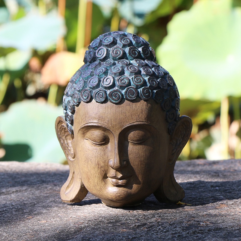 ☃Meditation Shakyamuni Buddha Statue Figurine Handmade Buddhism Sculpture Ornament  Home Decoration Accessories Living R