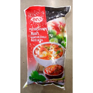 เอโร่ เครื่องต้มยำพริกเผา 1000 กรัม Aero Tom Yum Chili Paste 1000 grams