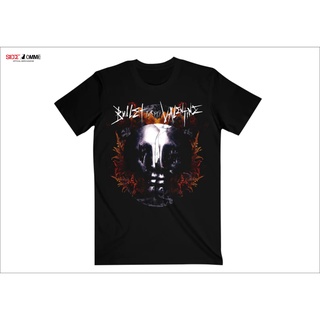 เสื้อยืดโอเวอร์ไซส์เสื้อยืด พิมพ์ลายกะโหลก Bxllet For My Valentine Original Band สําหรับผู้ชายS-4XL