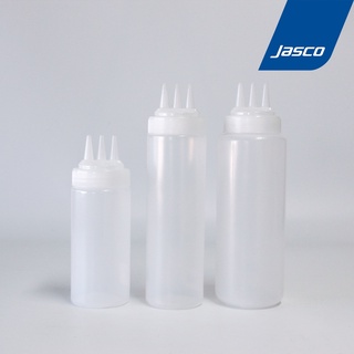 Jasco ขวดซอส 3 หัว Tri-Nozzle Wide Mouth Squeeze Dispensers