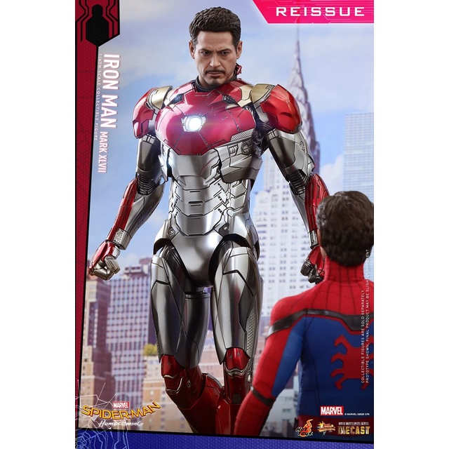 กล่องสวย Hot Toys MMS427D19 Spider-Man: Homecoming - Iron Man Mark XLVII (RE)