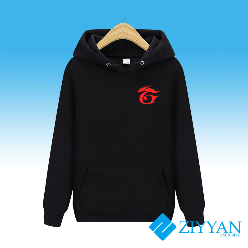 ZIYAN EXCLUSIVE UNISEX ADULT HOODIE SWETER JACKET โลโก้ GARENA